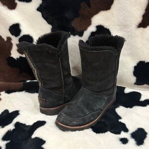 UGG Women's Black Shearling Boots